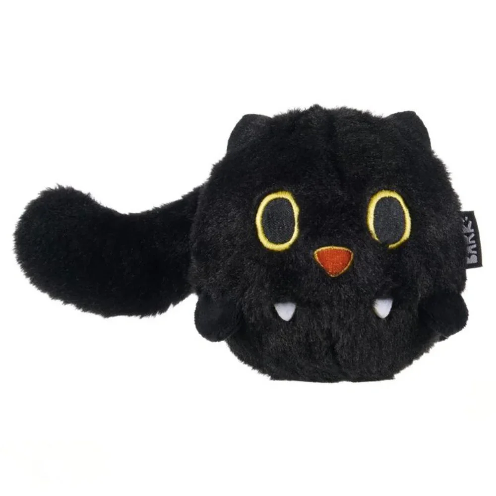 NWOT Bark Box BLACK ALLEY CAT Dog Toy, Super Chewer with Ball Inside, Size L